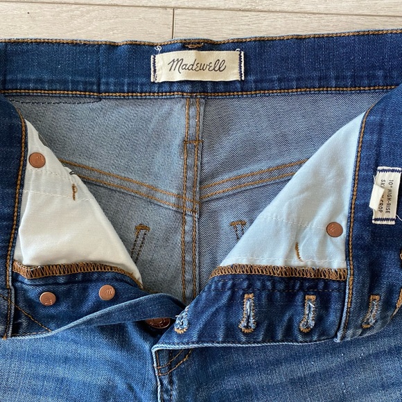 Madewell Ankle Cut Classic Denim Sz 25 - Picture 3 of 5